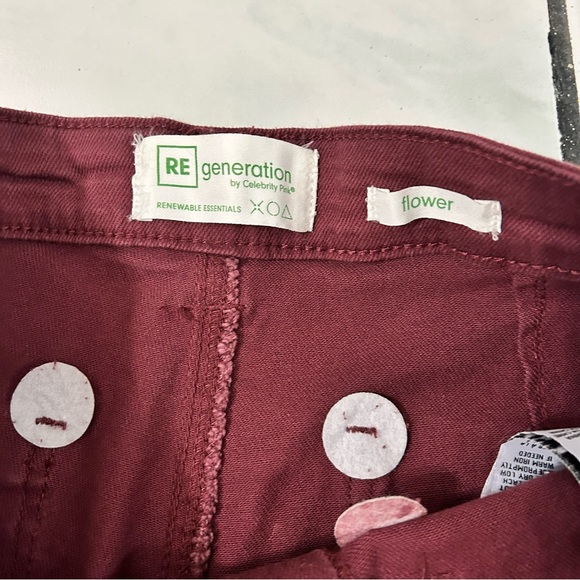 NWOT!!! REgeneration by Celebrity Pink Maroon Pants - Picture 5 of 9